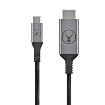 Bonelk USB-C to HDMI Long Life Cable (Black/Space Grey) - 1.5 m