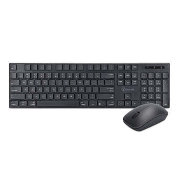 Bonelk KM-314 Slim Wireless Keyboard and Mouse Combo (Black)