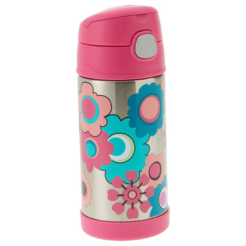 Thermos 355ml Funtainer Vacuum Insulated Drink Bottle Flower