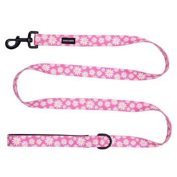 Splosh Frank Barker Pink Daisies M-L Dog Lead 163cm