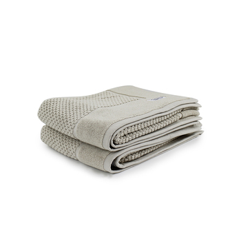 2pc Onkaparinga 60x90cm Avalon Bath Mat 850GSM Soft Sand