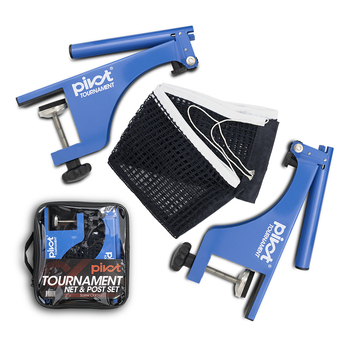 Pivot Tournament Table Tennis Net & Post Set Screw Clamp