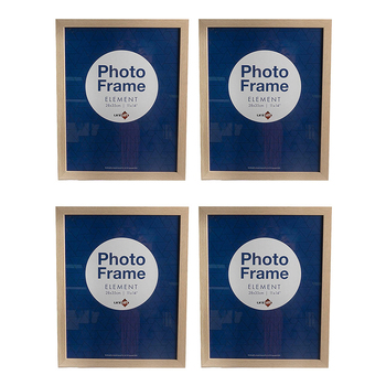 4PK Unigift Element 28x35cm MDF/Glass Picture Frame - Assorted