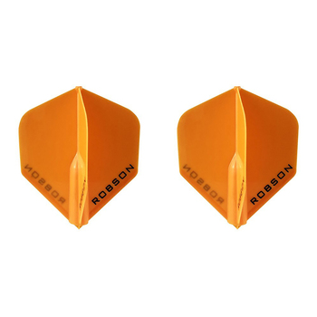 2x 3pc Robson Plus Dart Flights Standard Set - Orange