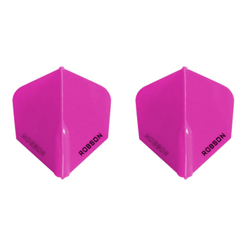 2x 3pc Robson Plus Dart Flights Standard Accessory Set - Pink