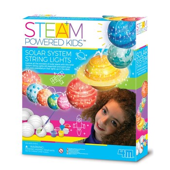 4M Steam Powered Girls Solar System String Lights 5y+