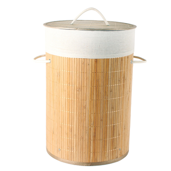 Maine & Crawford Kalib 60x38cm Laundry Basket w/ Lining - Natural