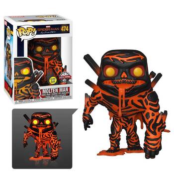 Pop! Vinyl Figurine Spider-Man: Far From Home - Molten Man Glow #474