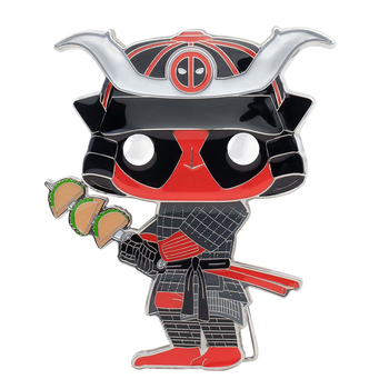 Pop! Figurine Enamel Pin Deadpool #03 Taco Samurai 10cm  13y+