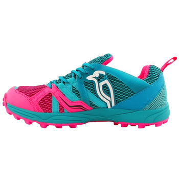 Kookaburra Illusion Unisex Hockey Shoes Pink/Blue/White Size 9 US/8 UK