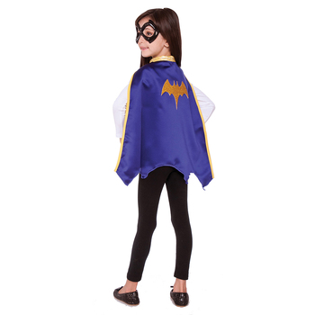 DC Comics Batgirl Cape & Mask Set Child Girls Costumes - Purple