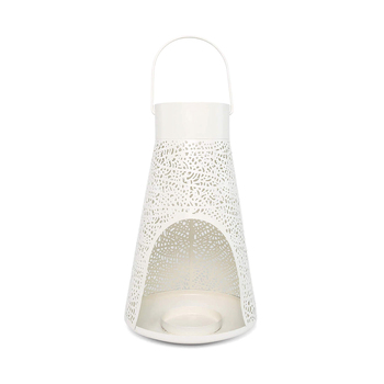 Rayell Lantern Candle Holder Medina Gardenia Cream Medium 17x28x17cm