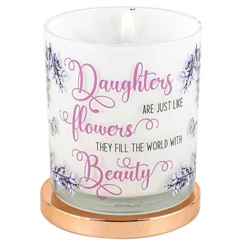 Daughter Candle Vanilla 45hr Burn Time 9 x 8cm Keepsake Gift Set