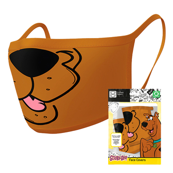 2pc Scooby Doo! Warner Bros Kids TV Cartoon Mouth Mask