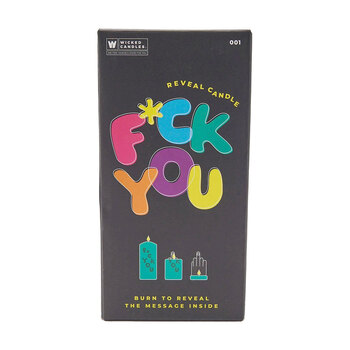 Gift Republic F*ck You Candle Novelty Tabletop Decor