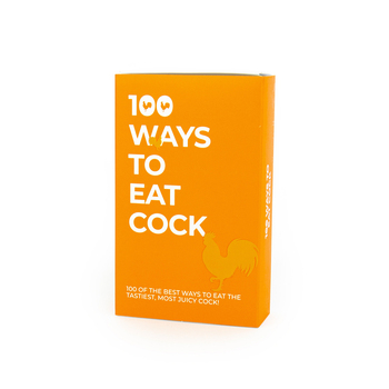 Gift Republic 100 Ways To Eat C*ck Cooking Recipe Card