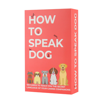 100pc Gift Republic How to Speak Dog Language Cards