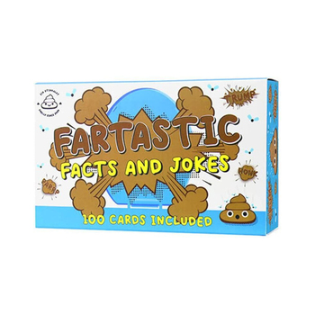 100pc Gift Republic Fartastic Facts & Jokes Cards Set