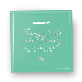 52pc Gift Republic Things To Do With Family Bucket List Scratch Cards