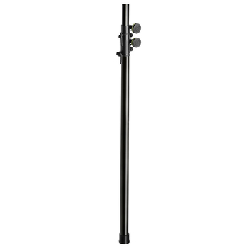 Gravity LSP431XLB Double Extension Steel Pole M10 to M20 3500mm Black