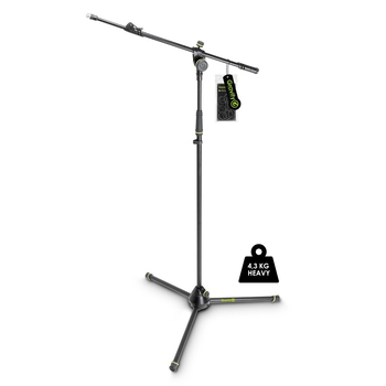 Gravity MS4322HDB Folding Stand w/ 2 Point Telescopic Boom For Microphone