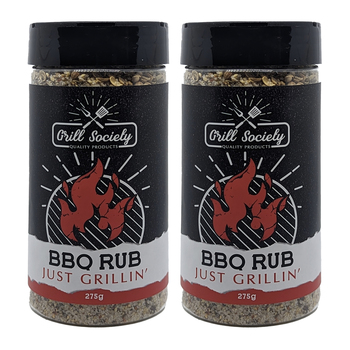 2PK Grill Society Barbeque Grill Rub Just Grillin' Seasoning 275g