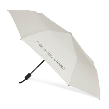 The Good Brand Automatic Pop Up Compact Umbrella - Ecru