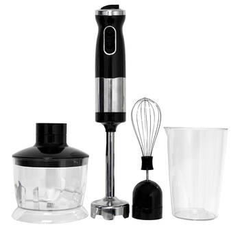 Healthy Choice 700W Hand Blender, Chopper and Mixer Black