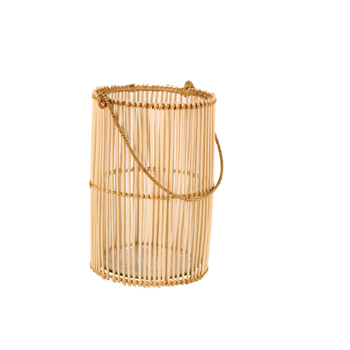 Maine & Crawford 22x14cm Bluma Caged Lantern Glass Insert w/ Handle Natural