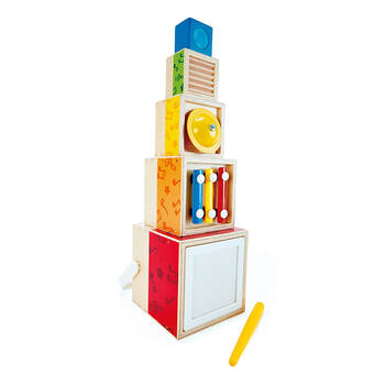 6pc Hape Stacking Music Set