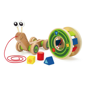 Hape Walk A Long Snail Kids/Toddler Fun Play Toy 12m+