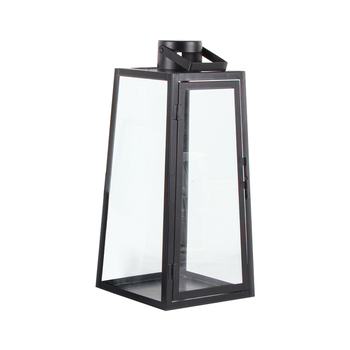 Maine & Crawford Ibadat 45x20cm Lantern Candle Holder Large - Black