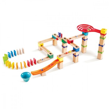 81pc Hape DIY Marble Run Race Track Toddler/Kids Toy 3+