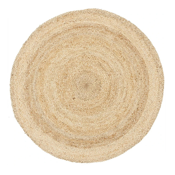 Maine & Crawford Leilani 120cm Jute Home Floor Rug - Natural