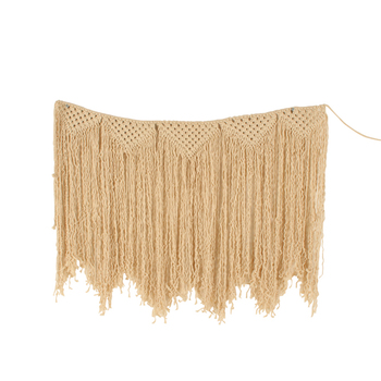 Maine & Crawford Madeline 81cm Macrame Bed Head/Wall Decor - Cream