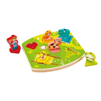 Hape Farmyard Sound Wooden Puzzle Kids/Toddler Toy 18m+