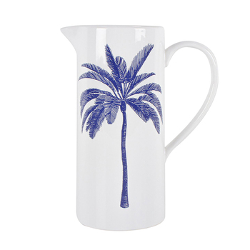 Maine & Crawford Belize 28x19cm Blue Palm Dolomite Jug