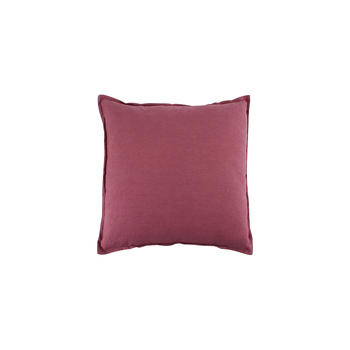 Maine & Crawford Octavi 50x50cm Cotton Linen Cushion - Deep Plum