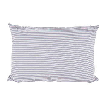 Maine & Crawford Cael 45x30cm Cotton Candy Stripe Cushion - Grey/White