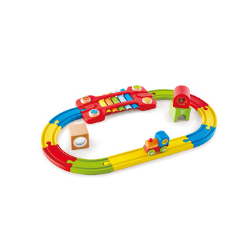 Hape Sensory Railway Kids/Toddler Activity Toy 18m+