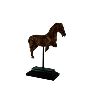 Maine & Crawford Carol 22cm Horse Ruin Ornament - Bronze