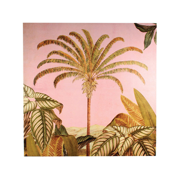 Maine & Crawford Bora 90x90cm Antique Palm Print Canvas