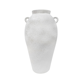 Maine & Crawford Huda 26x16cm Dolomite Amphora Vase - White