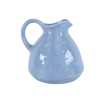 Maine & Crawford Caeden 16x13cm Porcelain Oinochoe Vase - Baby Blue