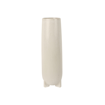 Maine & Crawford Emani 36x11cm Ceramic Flower Vase - Cream