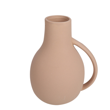 Maine & Crawford Paola 25cm Textured Ceramic Vase - Caramel