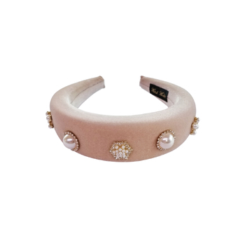 Culturesse Lynne 17cm Vintage Style Headband - Early Blossom