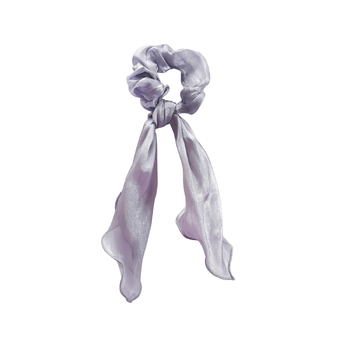 Culturesse Okeley High Gloss 28cm Bridal Style Scrunchie - Flint Grey