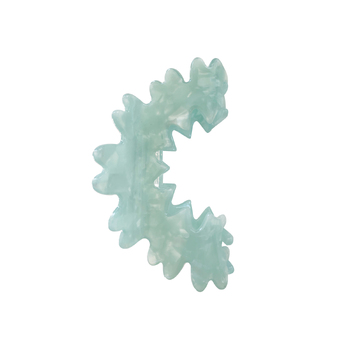 Culturesse Gigi Artsy Wavy Acrylic 8.5cm Hair Claw - Aqua