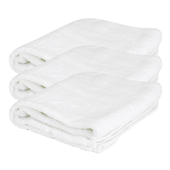 3PK Jason Commercial Premium Cotton Astor Hand Towel 50x70cm White 600GSM